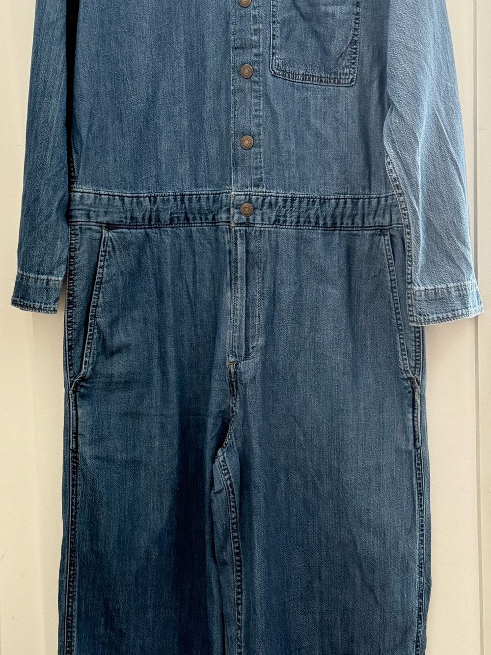 Levi's Women's Denim Jumpsuit in Medium Blue
